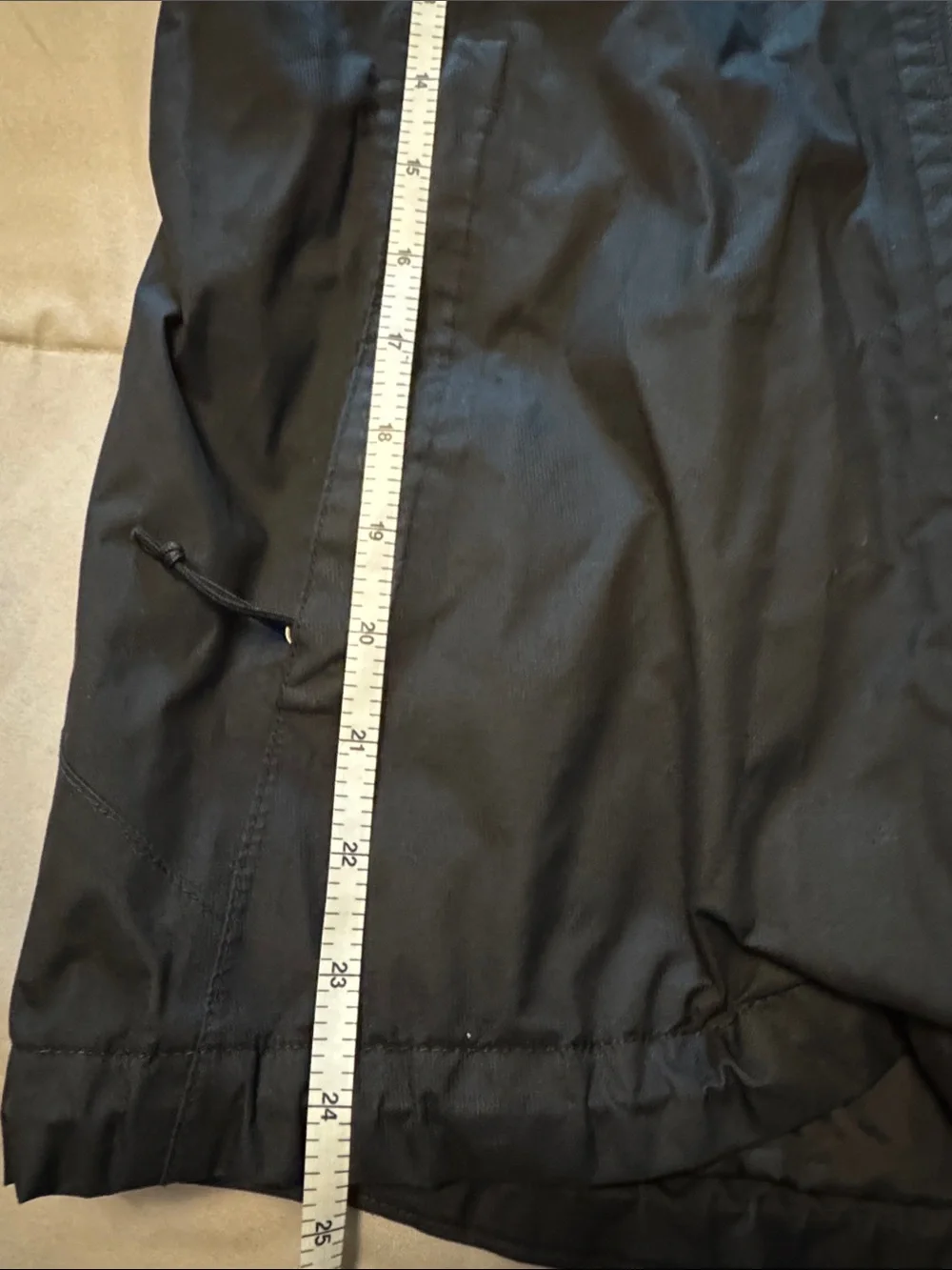 The North Face Black Hooded Raincoat